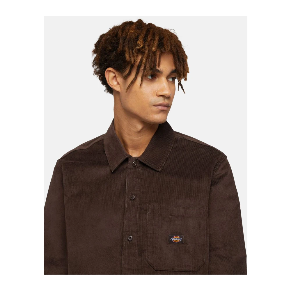 Dickies Stijlvolle Shirt voor Mannen Brown Heren
