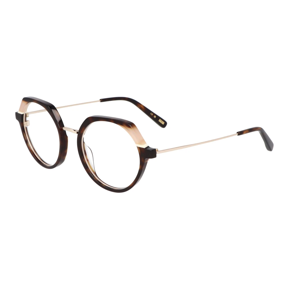 Kaleos Ronde acetaatbril Eatenton Brown Unisex