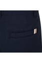 pantalon-casual-en-melange-de-coton-bleu