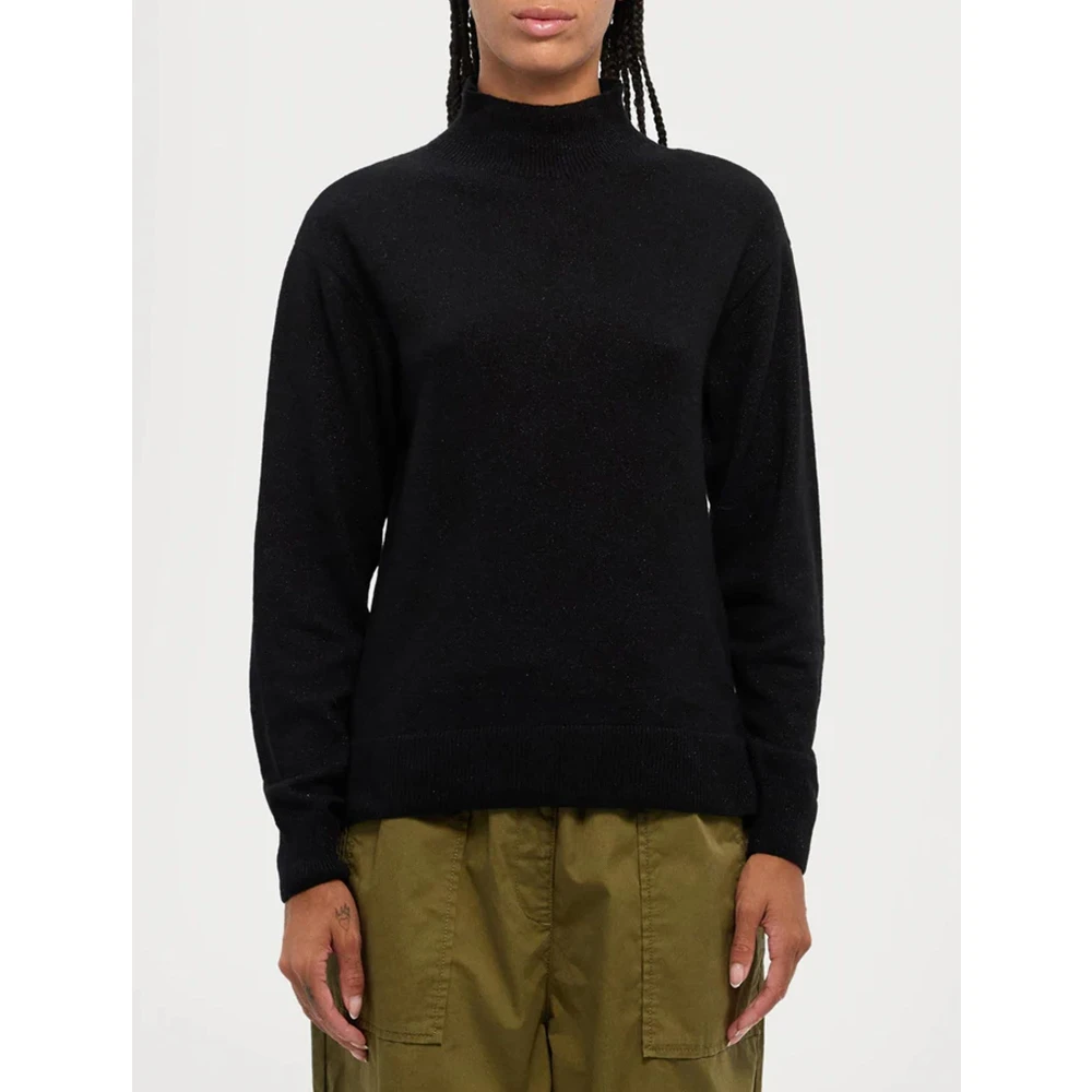 Armani Exchange Zwarte Trui met Logodetail Black Dames