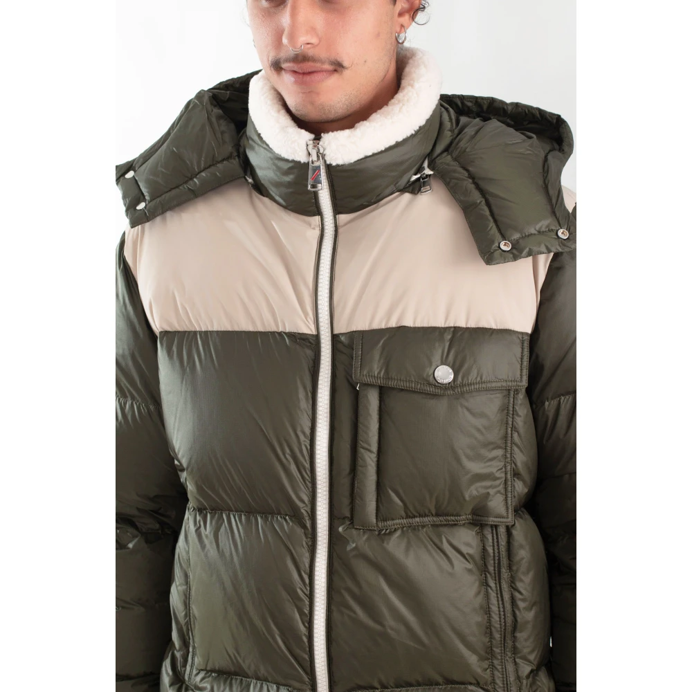 Afterlabel Bontkraag Donsjas Green Heren