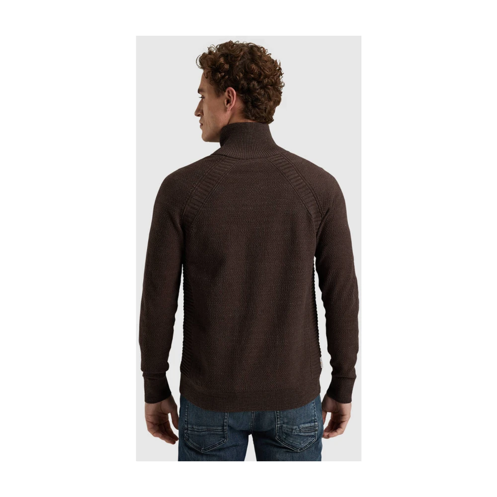 Cast Iron Heather Plated Zip Jacket Ckc2409354 Brown Heren