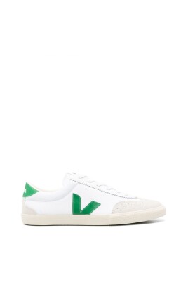 white-green-leather-sneaker-panelled-design