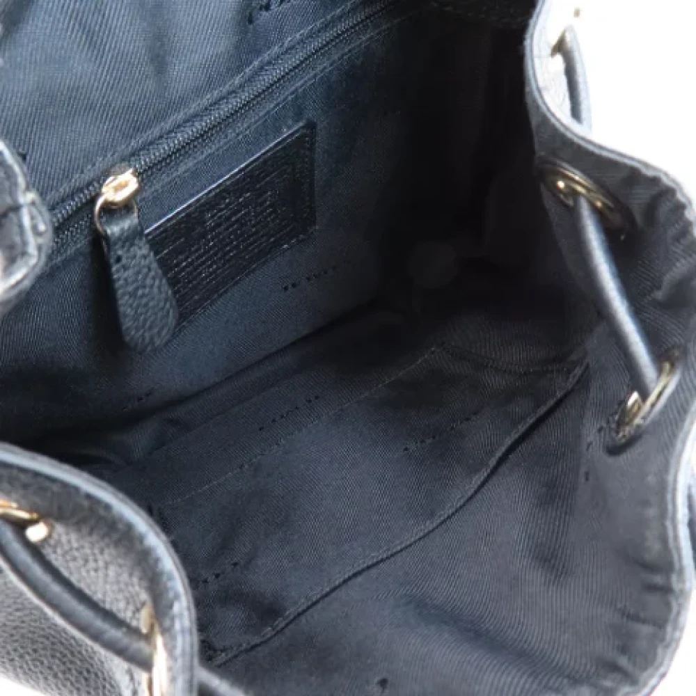 Coach Pre-owned Fabric backpacks Black Dames