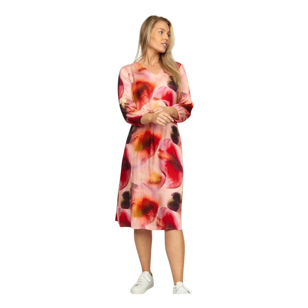2-Biz Rose Circle Jurk Sille.Sp24 Multicolor Dames