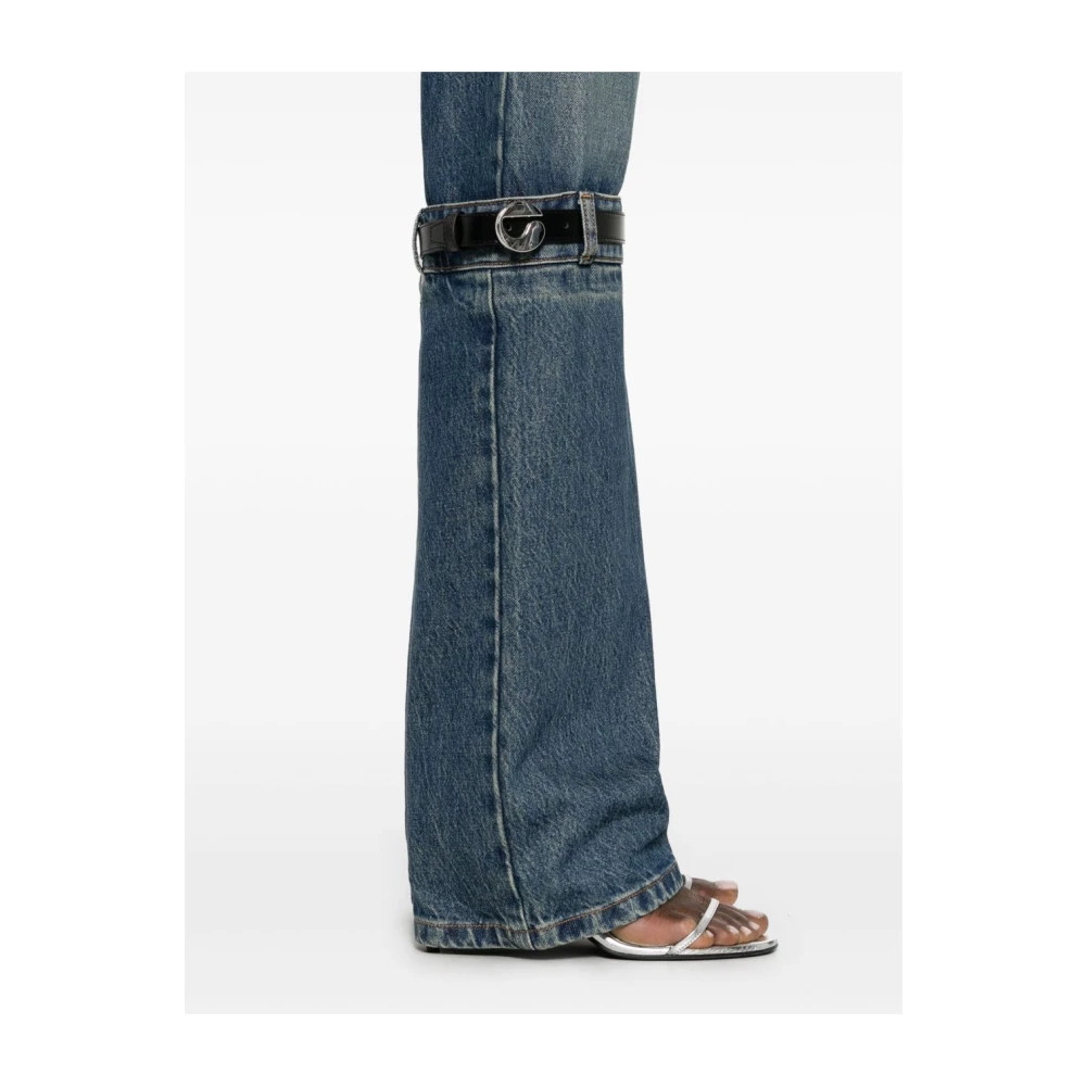 Coperni Blauwe Broek met Riemlussen Blue Dames