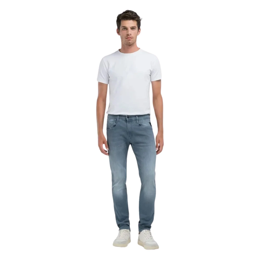 Replay Stijlvolle Model Jeans Blue Heren