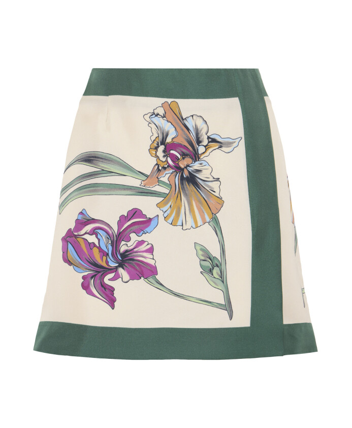 robe-en-soie-multicolore