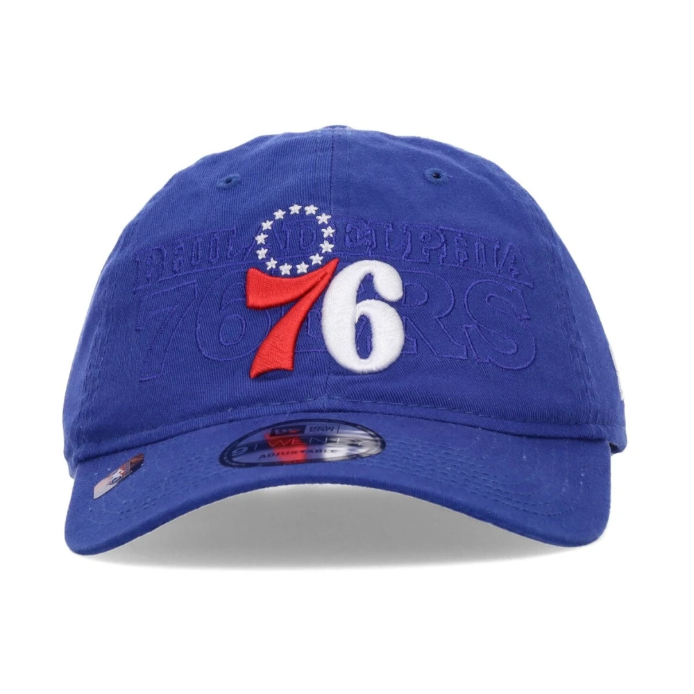 new era NBA Draft 76ers Gebogen Klep Pet Blue Unisex