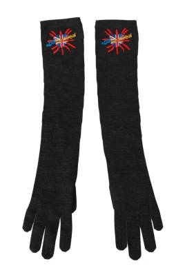 Opera handskar broderad Union Jack