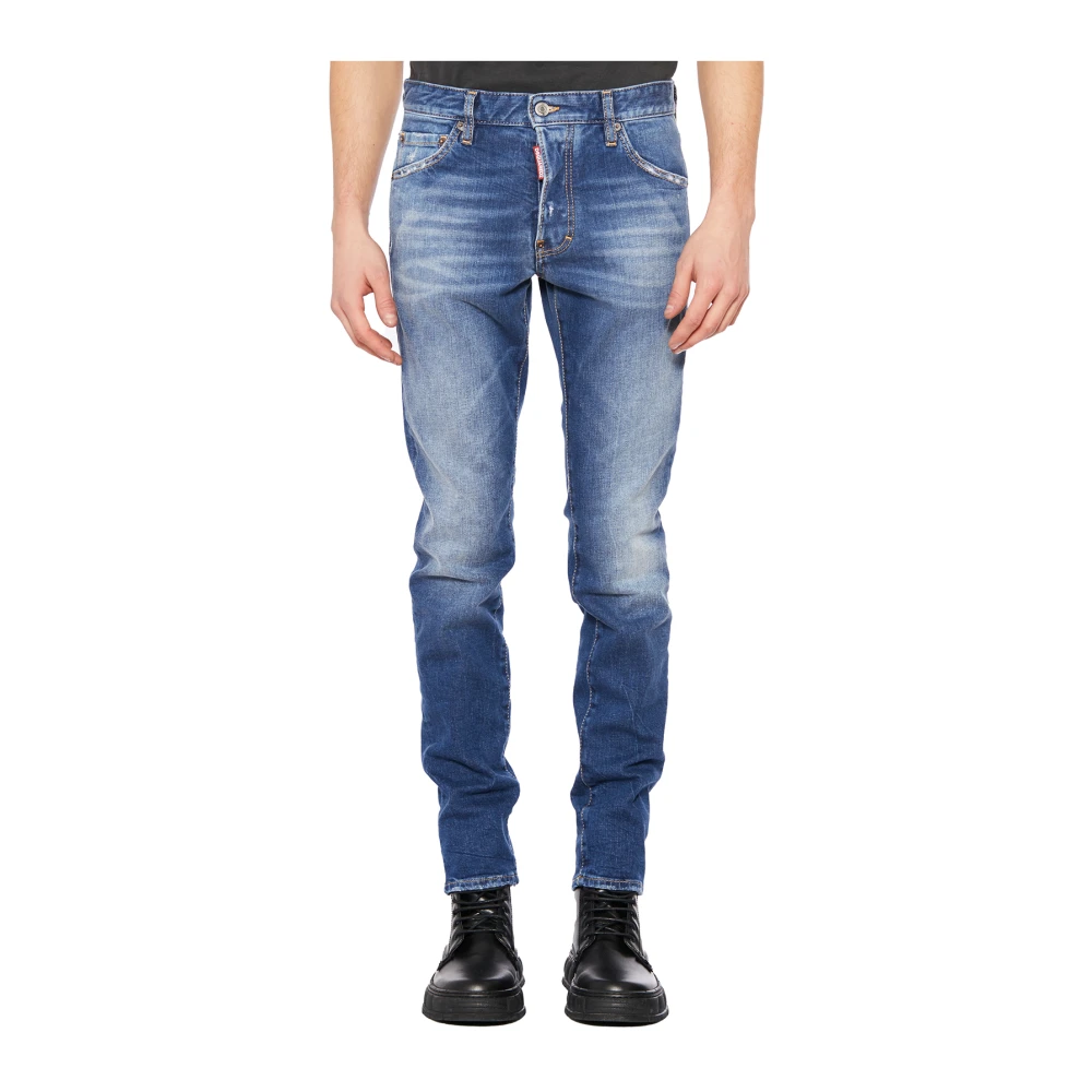 Dsquared2 Slimfit-jeans Blue Heren