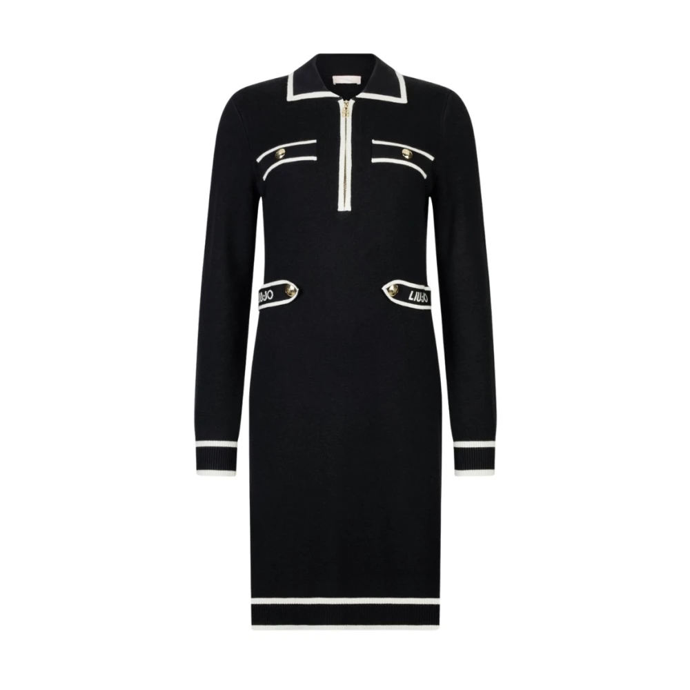 Liu Jo Donna Nero Ecs Abito Maglia