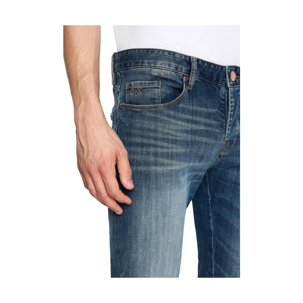 Armani Exchange Indigo Denim 5 Zak Jeans Blue Heren