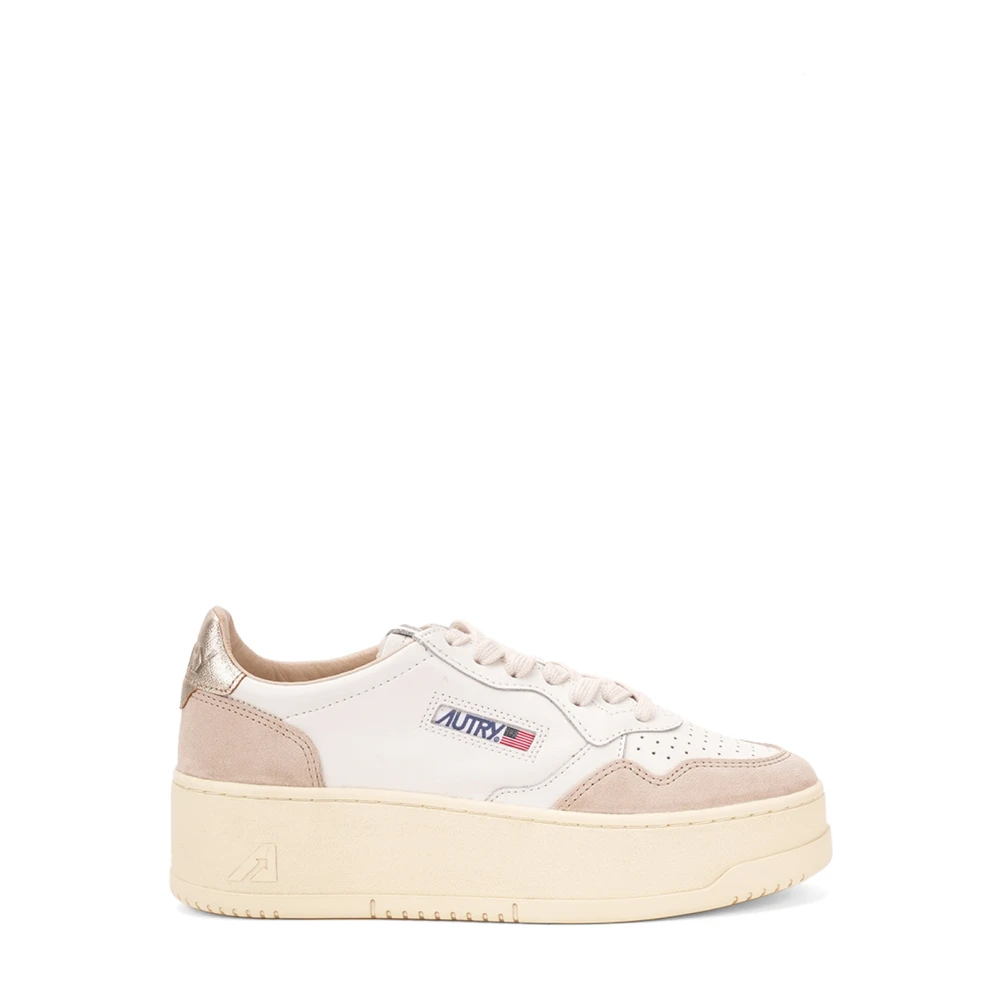 Autry Medalist Platform Dames Schoenen Wit