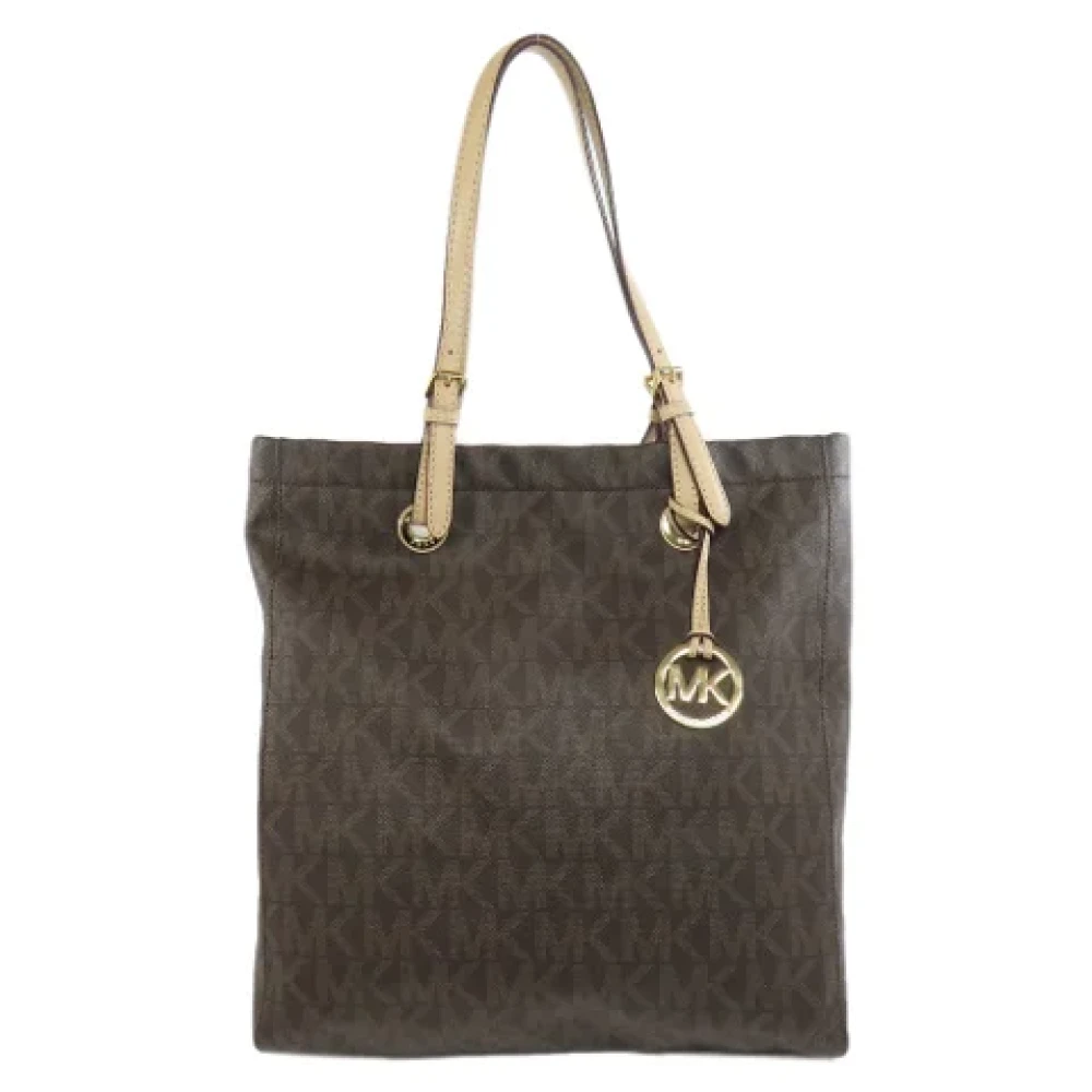 Michael Kors Pre-owned Plastic shoulder-bags Brown Dames