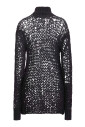 pull-col-roule-noir-en-laine-melangee