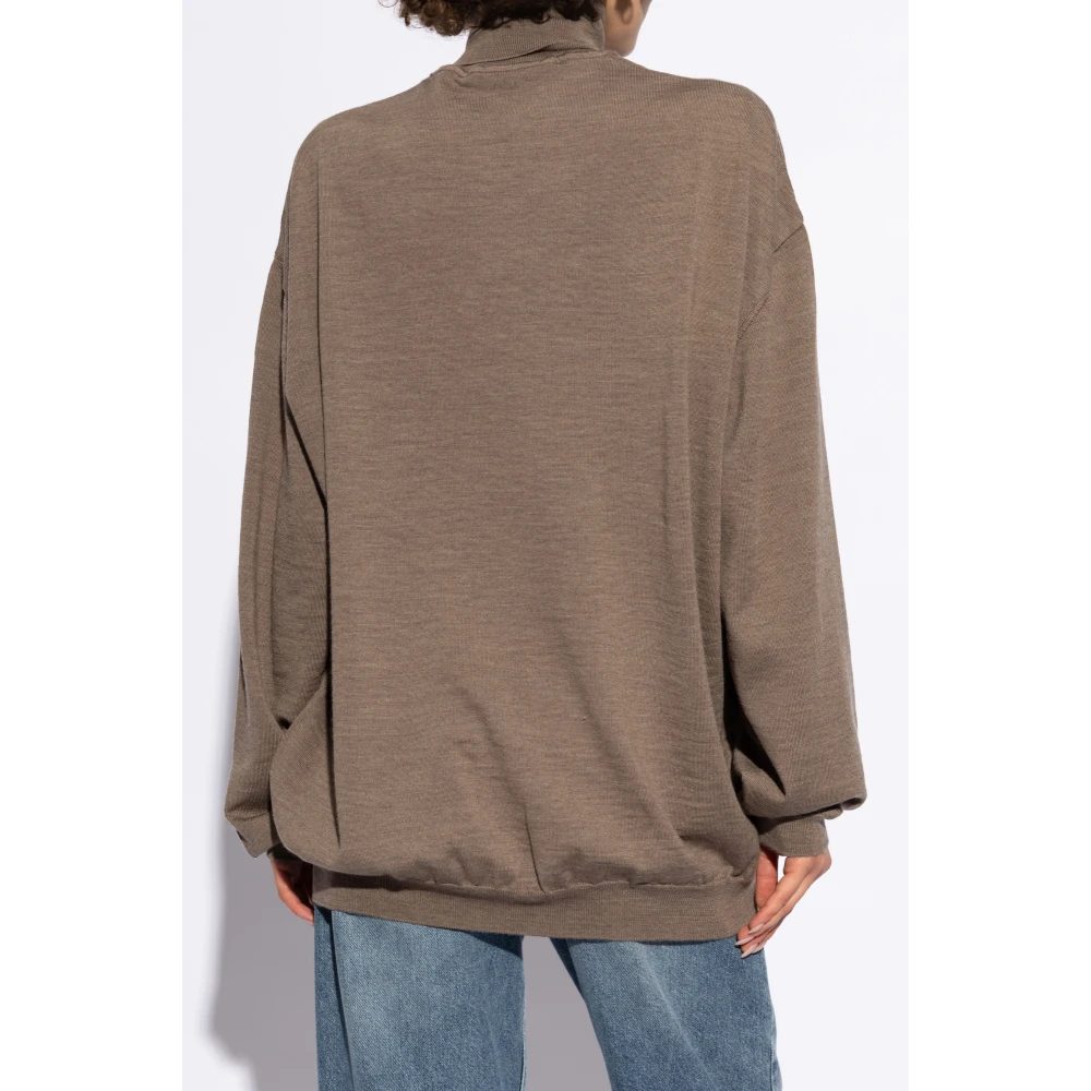 Moschino Wollen coltrui Brown Dames