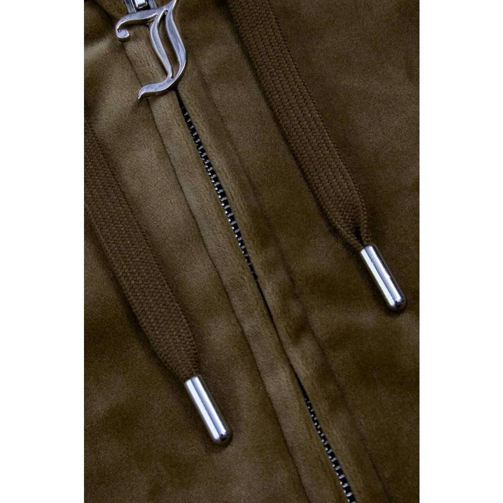 Juicy Couture Madison Hoodie in Donker Olijf Green Heren