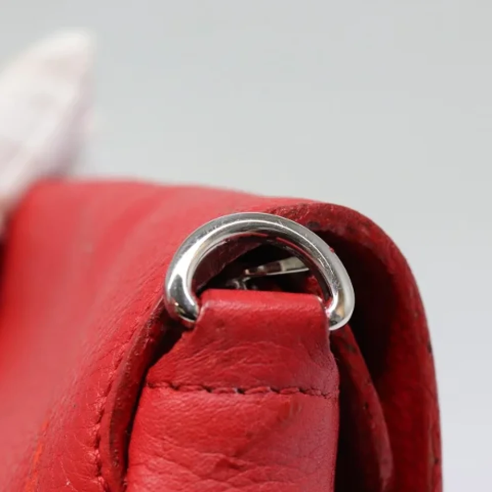 Louis Vuitton Vintage Pre-owned Leather louis-vuitton-bags Red Dames