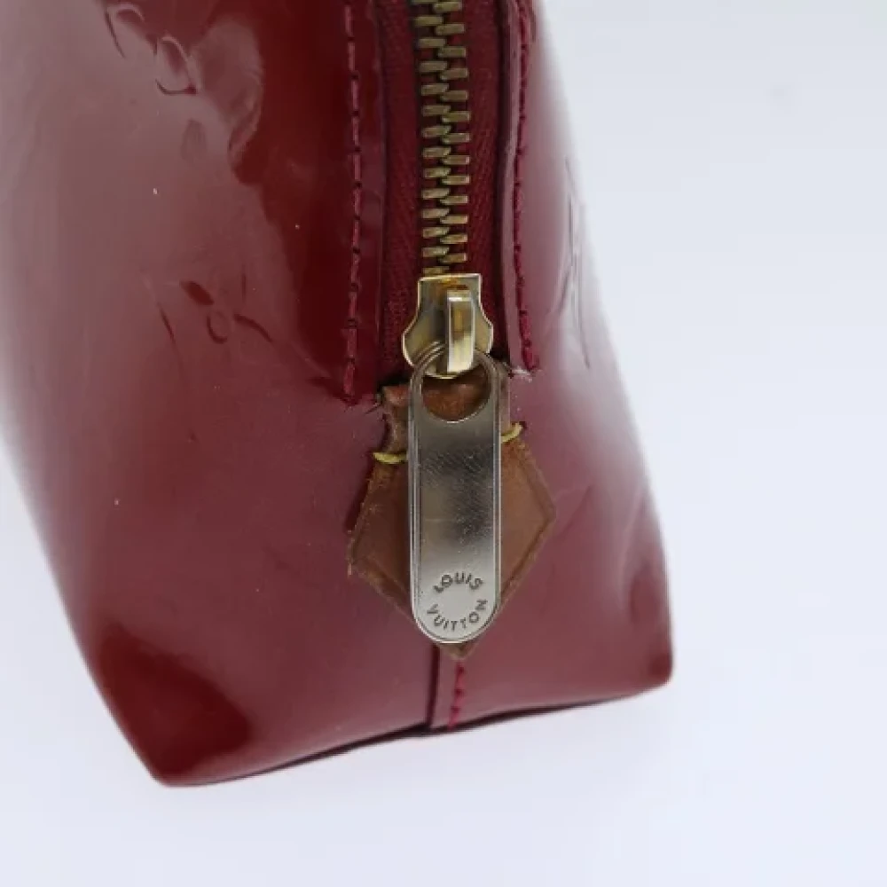 Louis Vuitton Vintage Pre-owned Leather pouches Red Dames