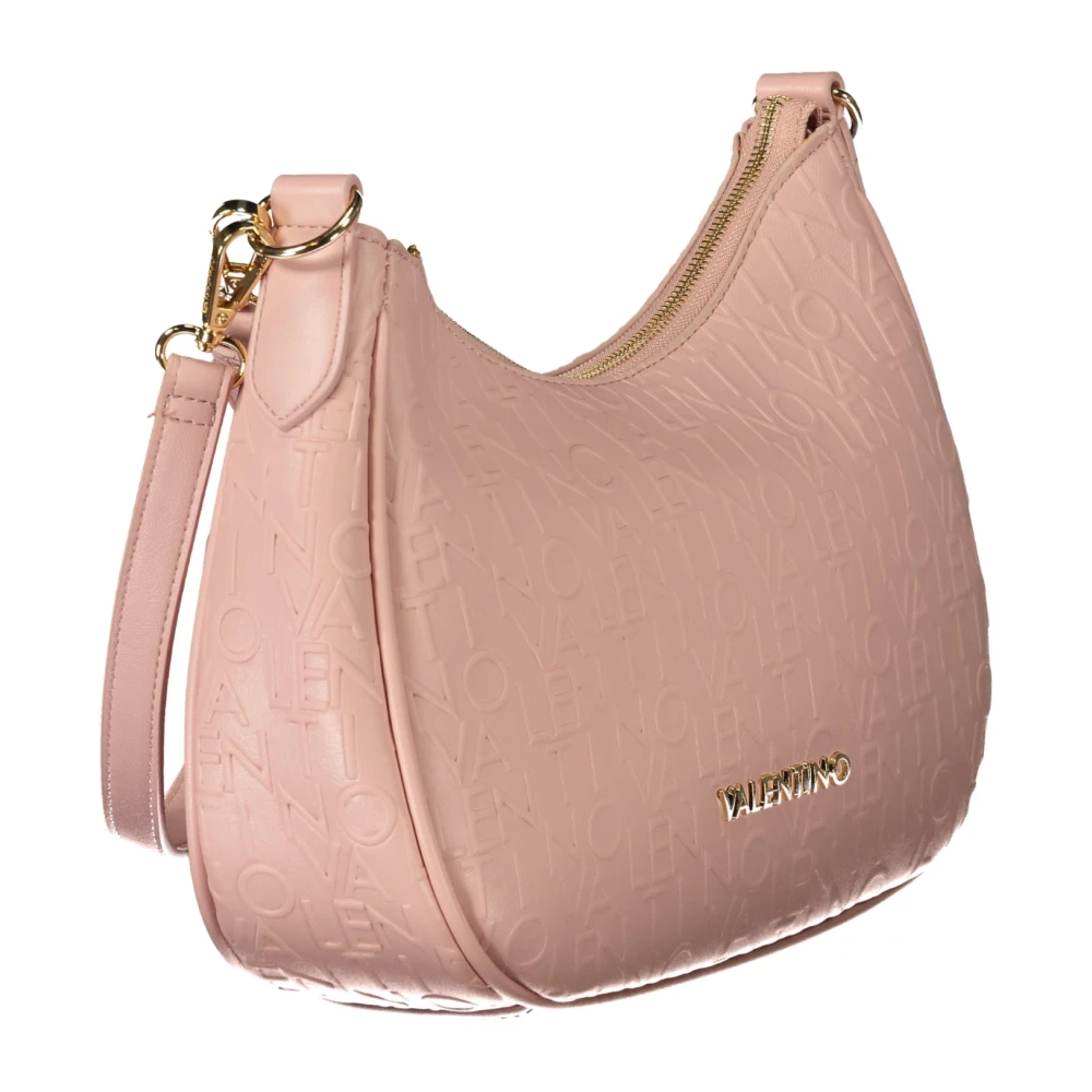 Valentino by Mario Valentino Roze Schoudertas met Afneembare Band Pink Dames