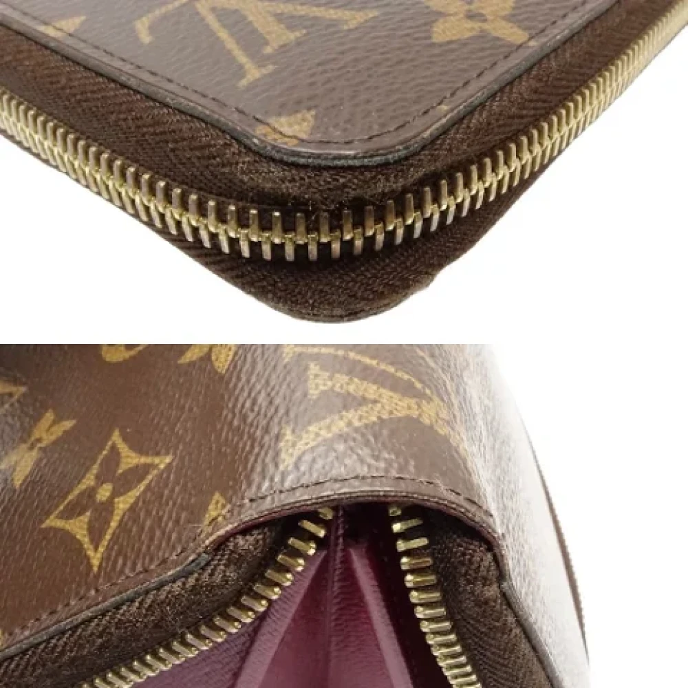 Louis Vuitton Vintage Pre-owned Fabric wallets Brown Dames