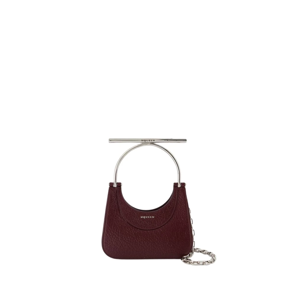 Alexander mcqueen Rode Leren Cross Bar Tas Red Dames