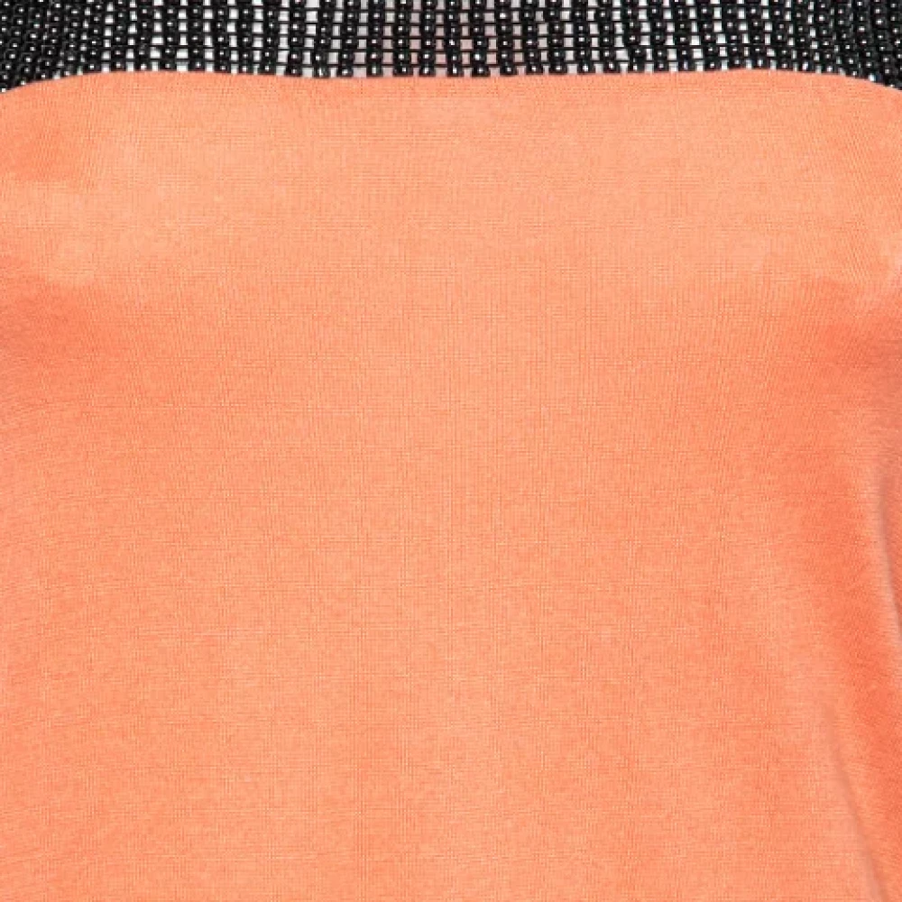 Armani Pre-owned Fabric tops Orange Dames