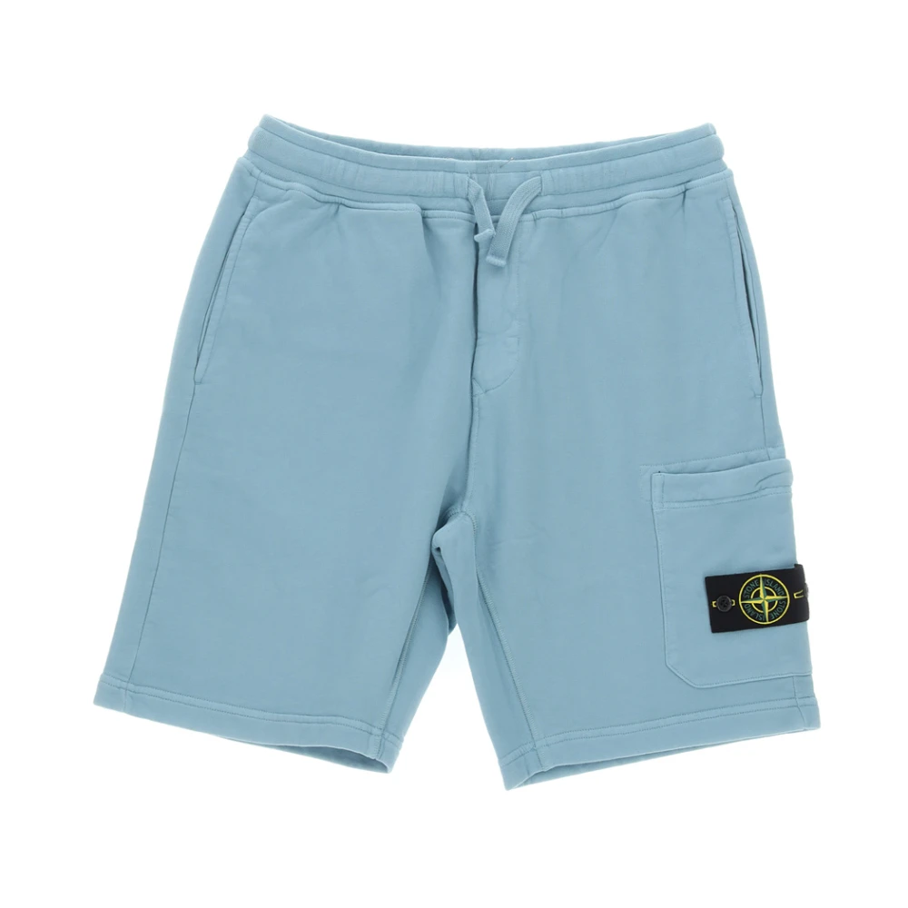 Stone Island Jersey Conting Shorts Blue Heren