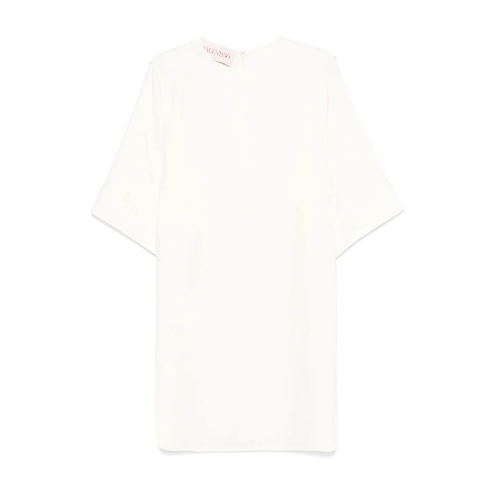 Valentino Garavani Women's White Short Dresses, 2XS, Elegant Black Dress