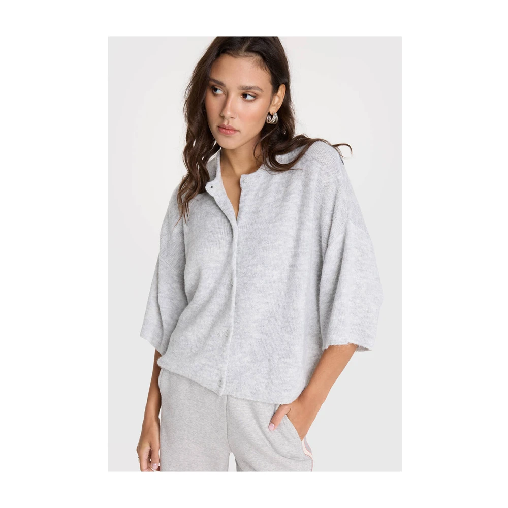 Alix The Label Korte Mouw Vest Gray Dames