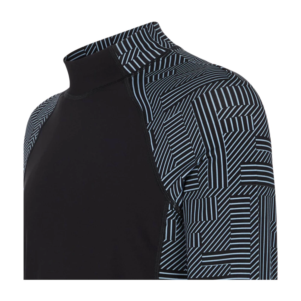 Fendi Ski Logo T-shirts met FF Design Black Heren