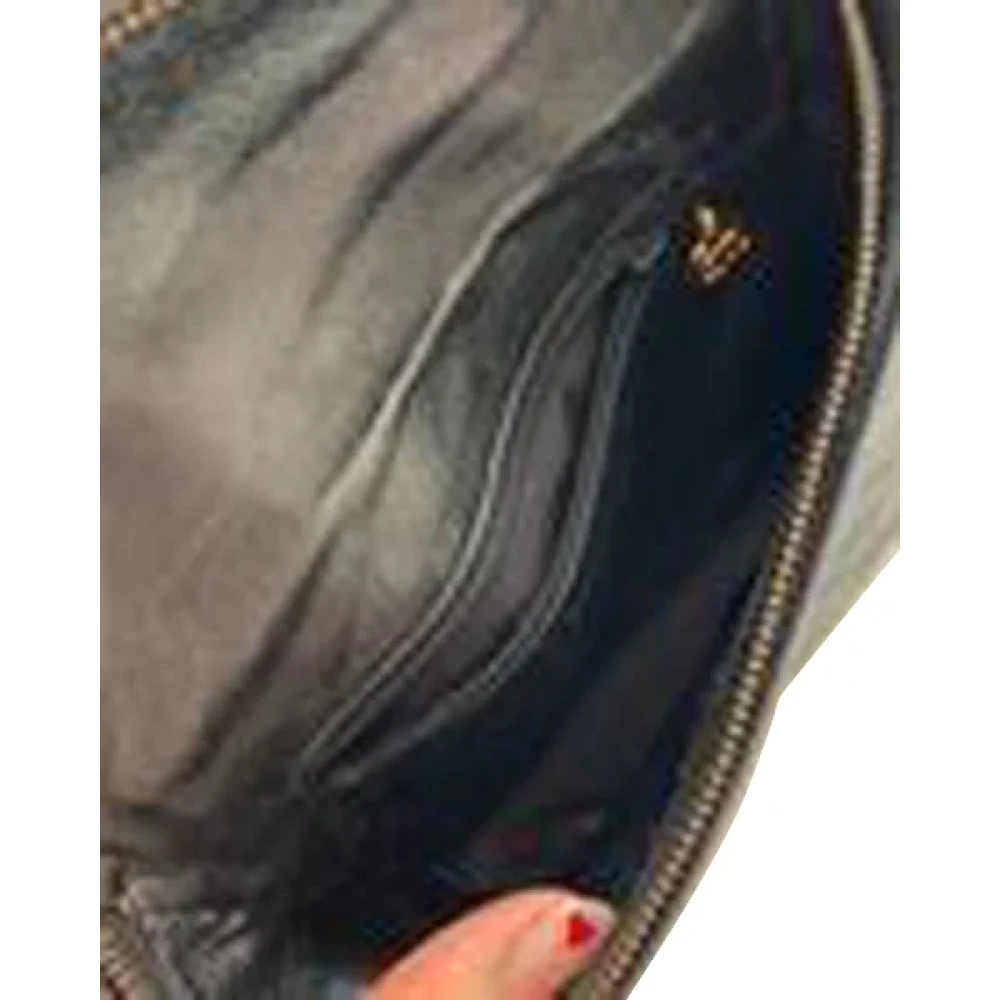 Chanel Vintage Pre-owned Leather crossbody-bags Black Dames