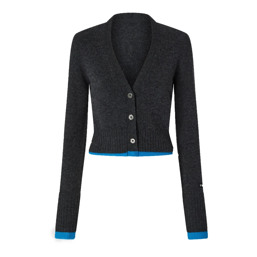Pinko Grijze Kasjmier Wol Vest Gray Dames