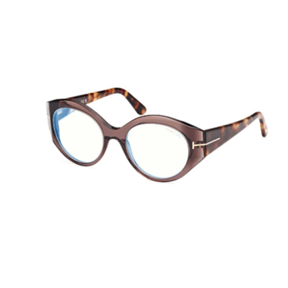 Tom Ford Stijlvolle Zwarte Zonnebril Brown Dames