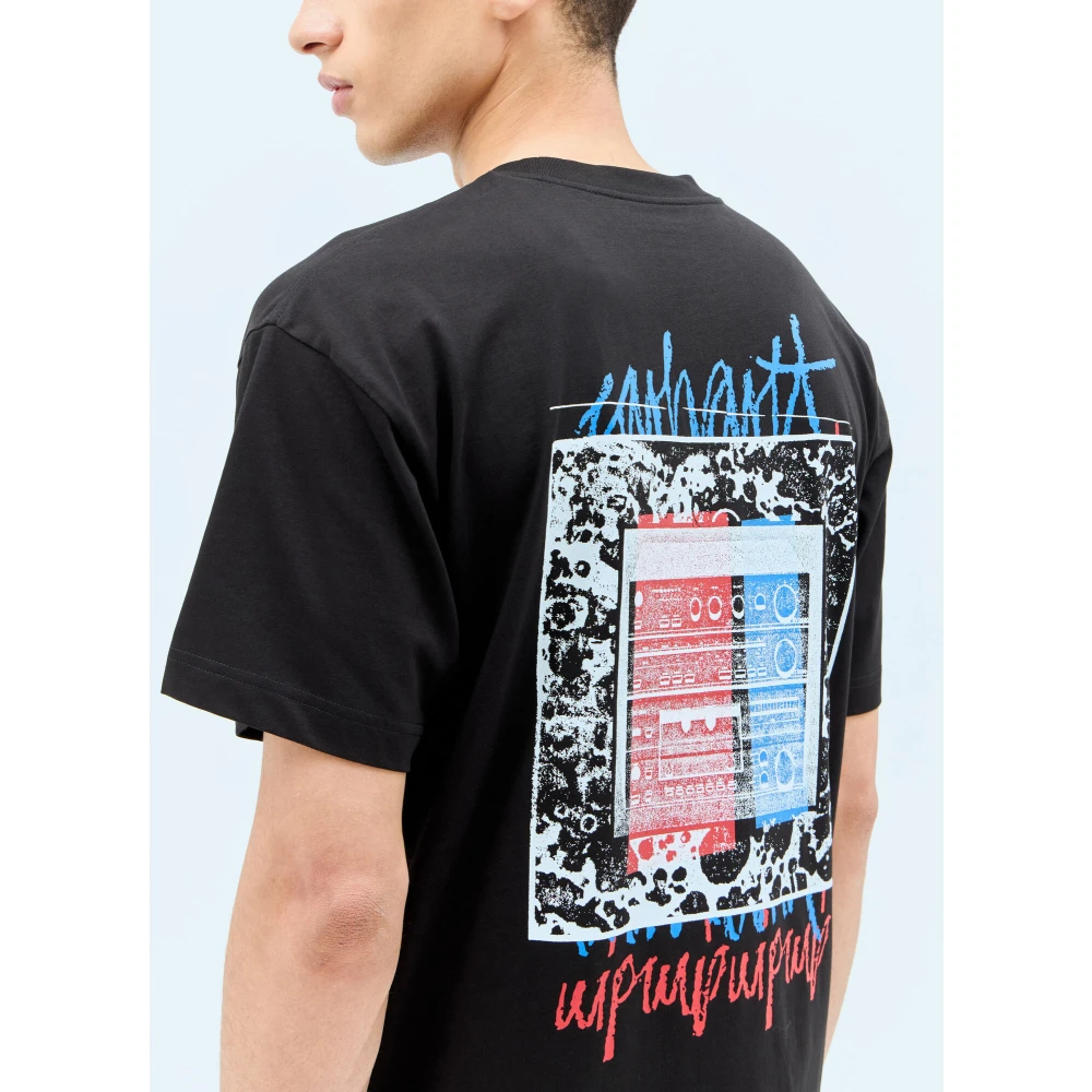 Carhartt WIP Grafische Print Katoenen Jersey T-Shirt Black Heren