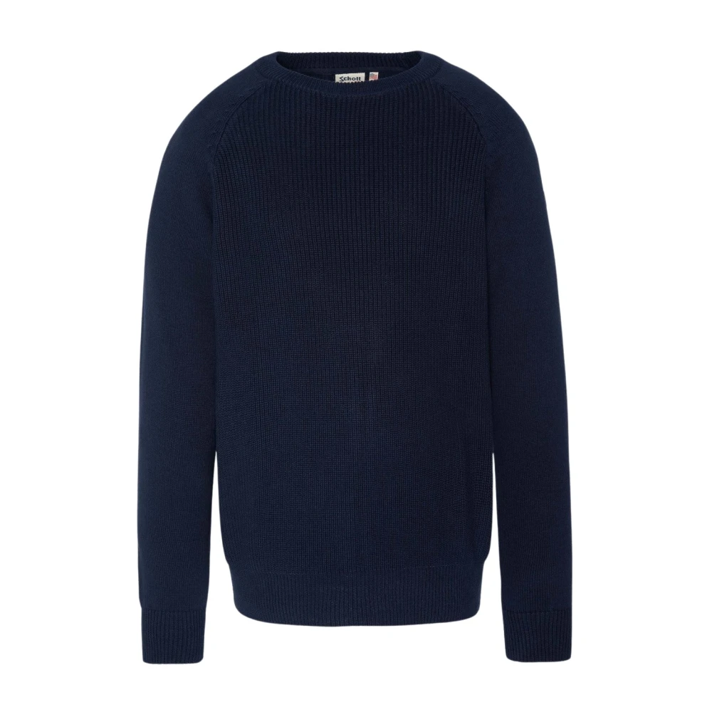Knitwear > Round-neck Knitwear - - Schott NYC - Modalova