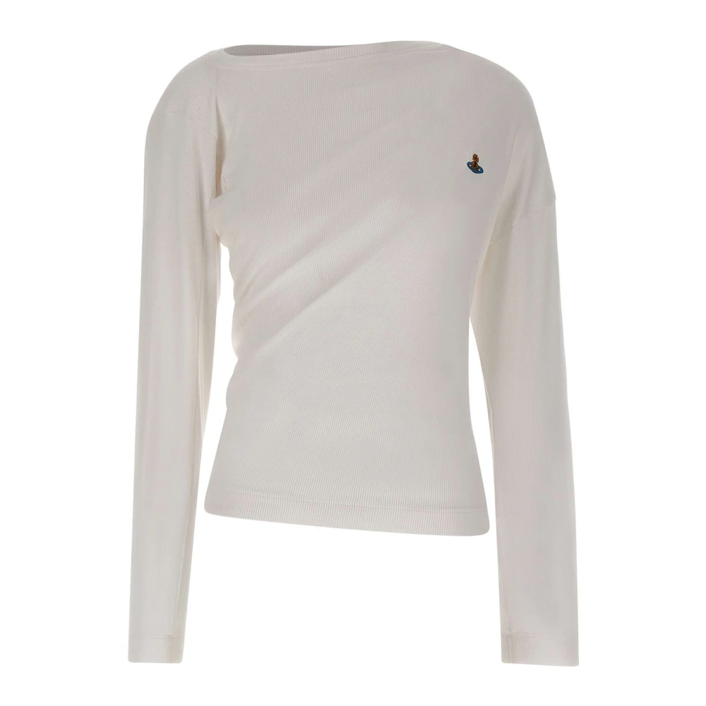 Vivienne Westwood Hebo Top - Female - Long Sleeve T-Shirts - White - S - Tops - Image 3
