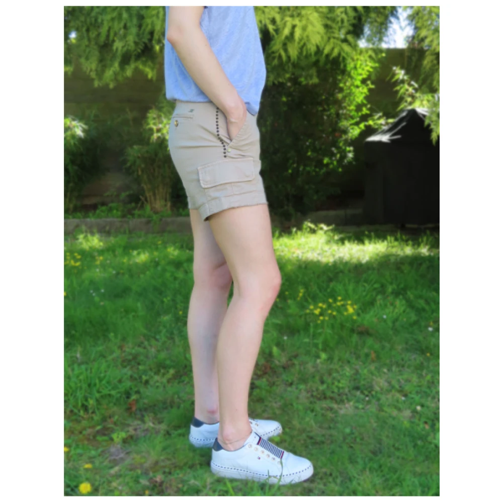 Mason's Cargo Shorts met studs Beige Dames