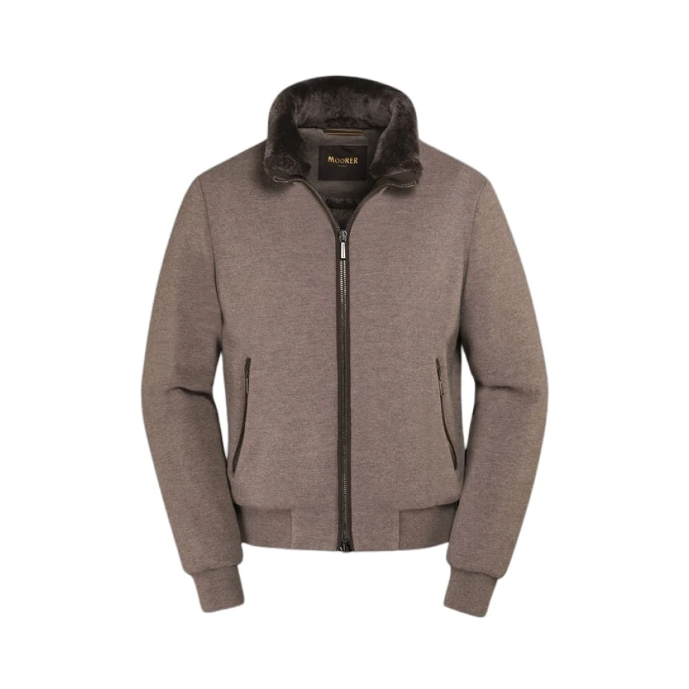 Moorer Men's Beige Bomber Jackets, Xl, Bellati-Mrw