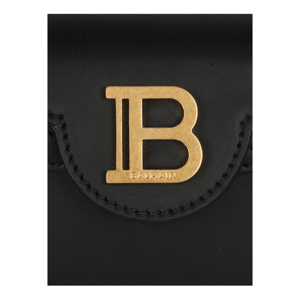 Balmain B-Buzz 19 leren tas Black Dames