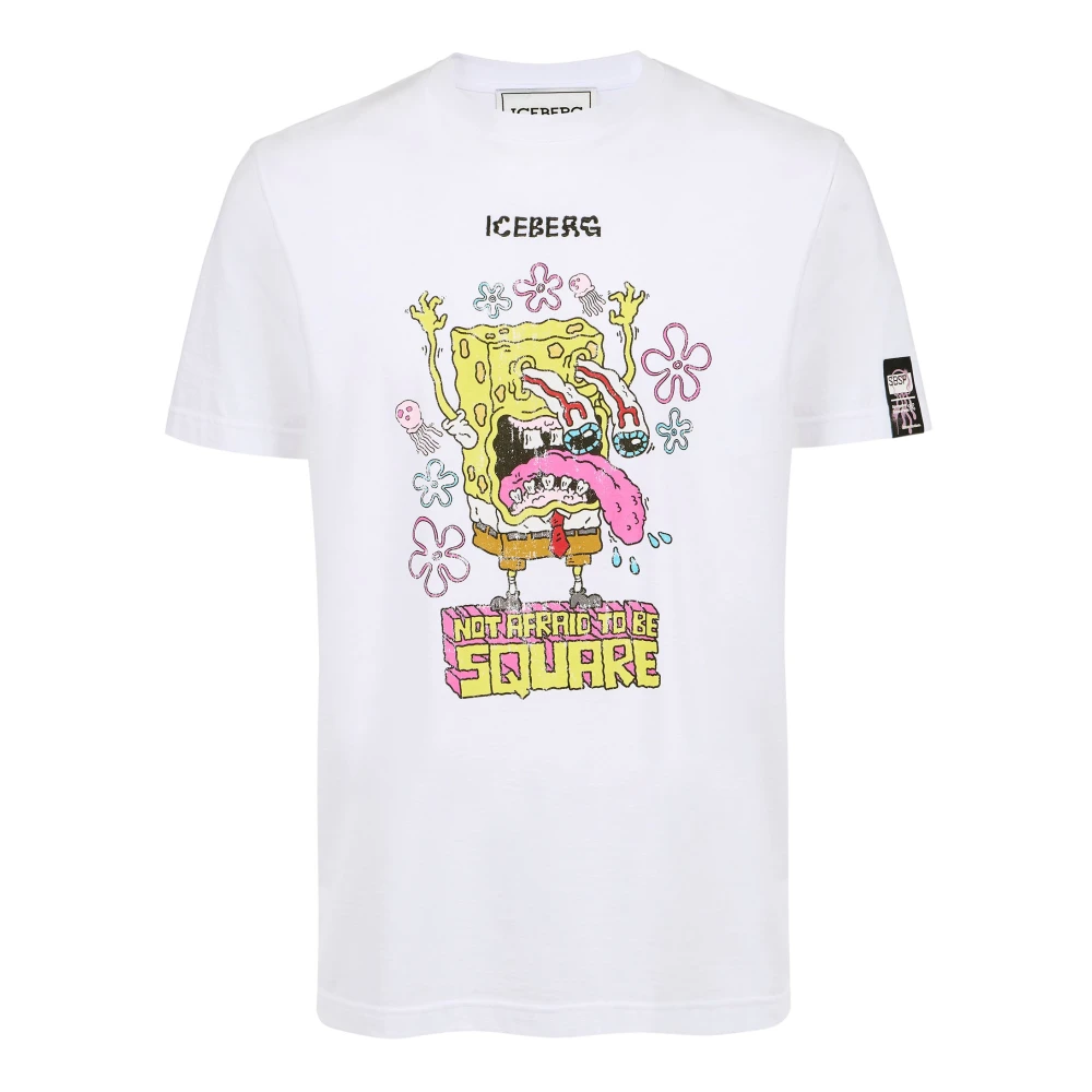 Iceberg - Tops > T-Shirts - White - Iceberg - Modalova