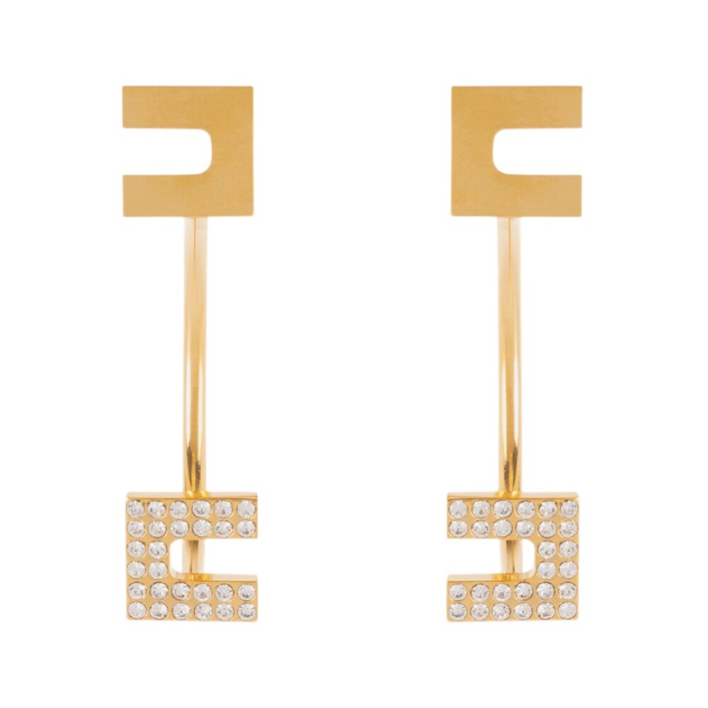【★完売必至★】ELISABETTA FRANCHI ☆ ロゴ イヤリング ELISABETTA FRANCHI】新品未使用品⭐︎ロゴイヤリング