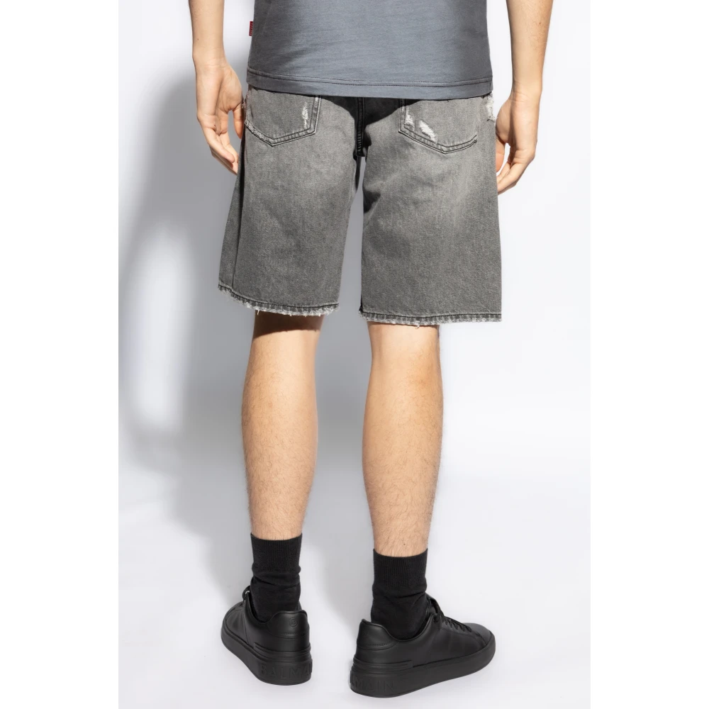 Diesel Denim Shorts `Regular-Short` Gray Heren
