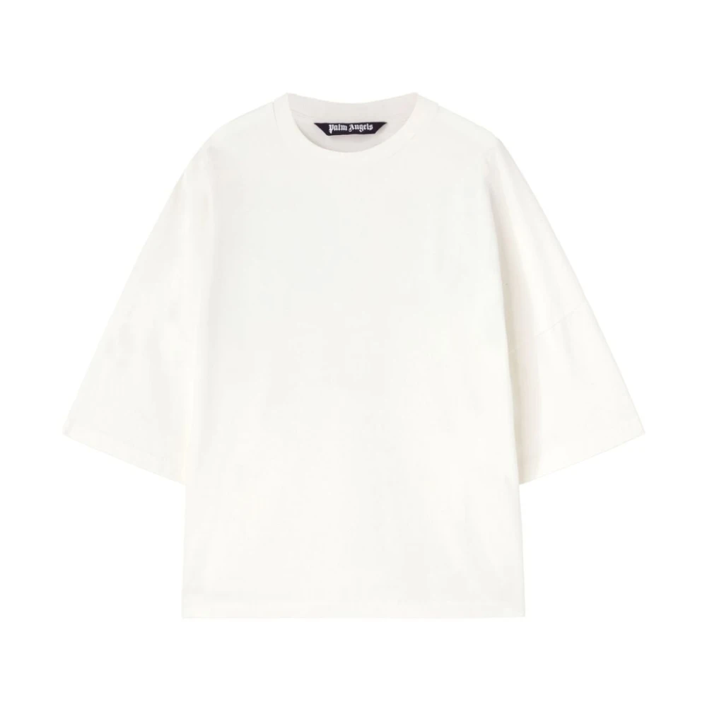 Palm Angels Witte T-shirts en Polos White Heren