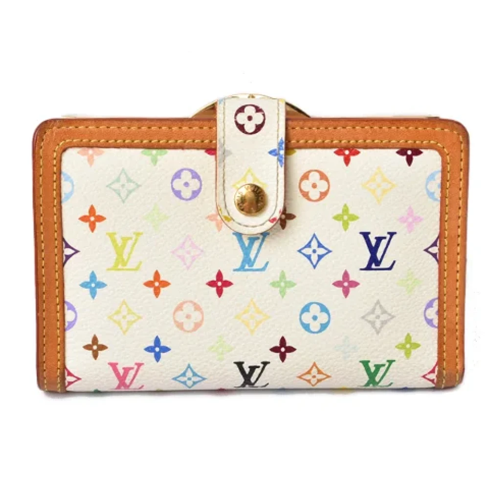 Louis Vuitton Vintage Pre-owned Canvas wallets White Dames