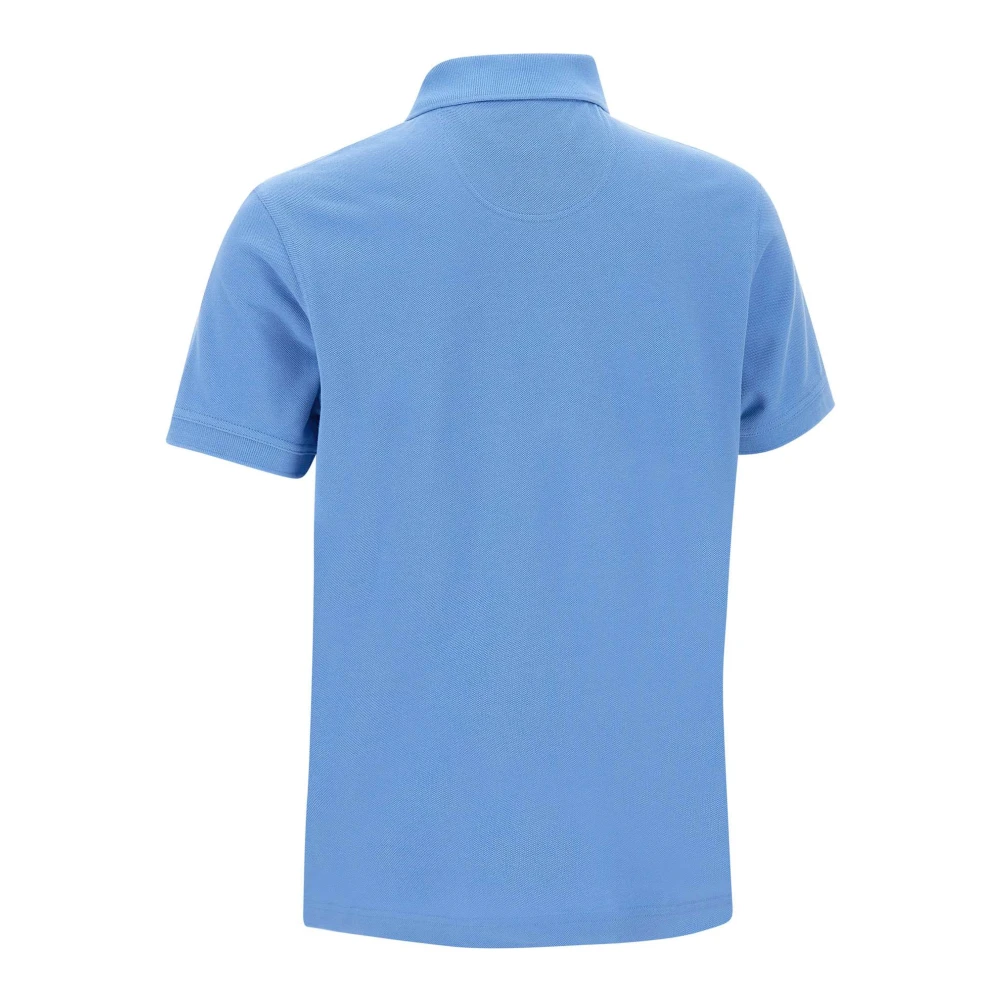 Barbour Tartan Polo Shirt Blauw Blue Heren