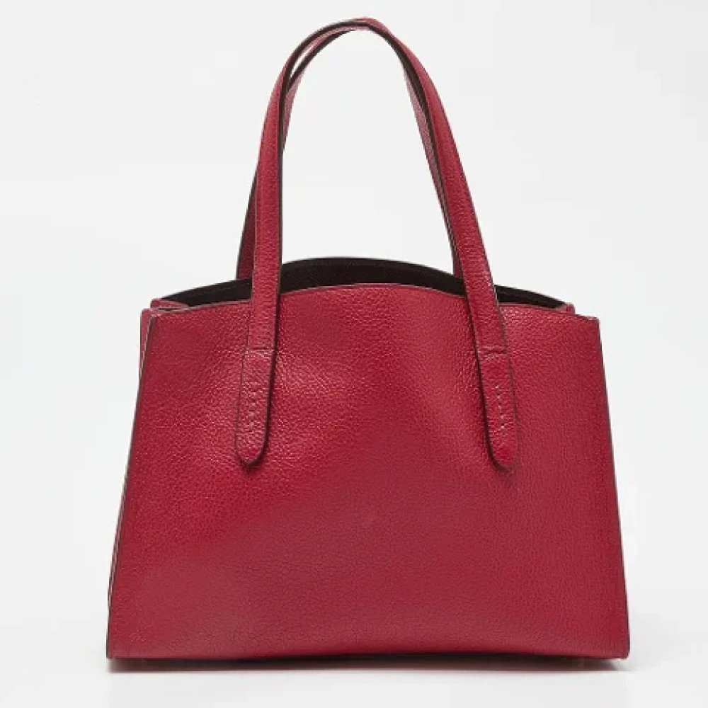 Coach Pre-owned Leather totes Red Dames