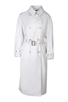 Elegant Grå Trenchcoat
