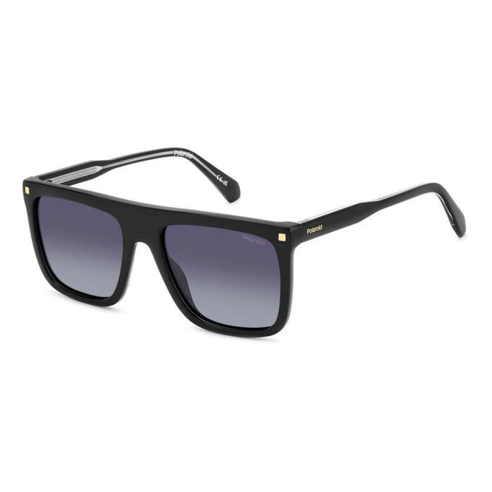 Polaroid Men's Black Sunglasses, 56 Mm, Stylish Sunglasses With Polarized Grey Lens